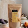 Granola w opakowaniu na płatkach jagalnych z nerkowcami i kurkumą