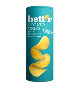 Chipsy ziemniaczane solone i bezglutenowe - Potato Chips with Salt, Bio, Bett’r. - Wikk.me
