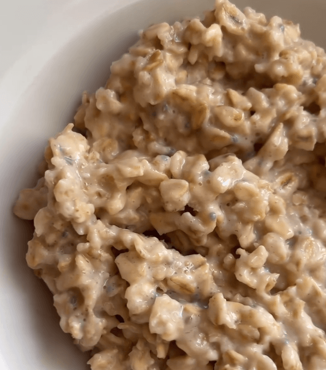 ugotowane płatki owsiane