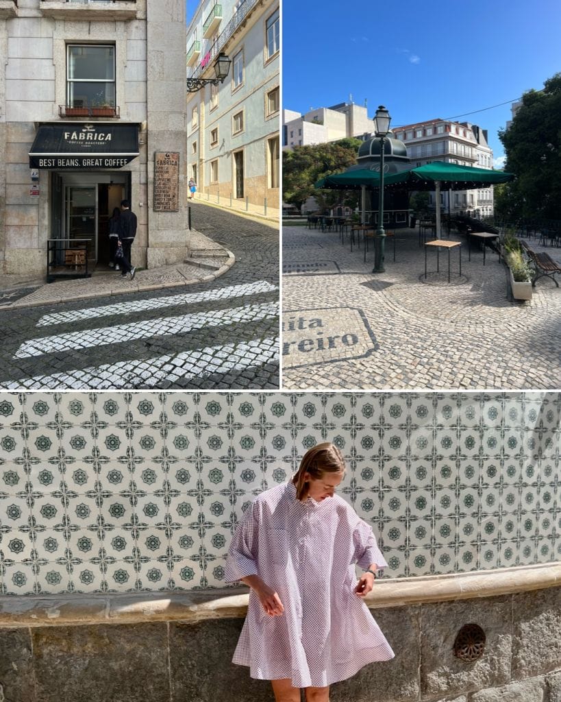 Widok lizbońskich uliczek