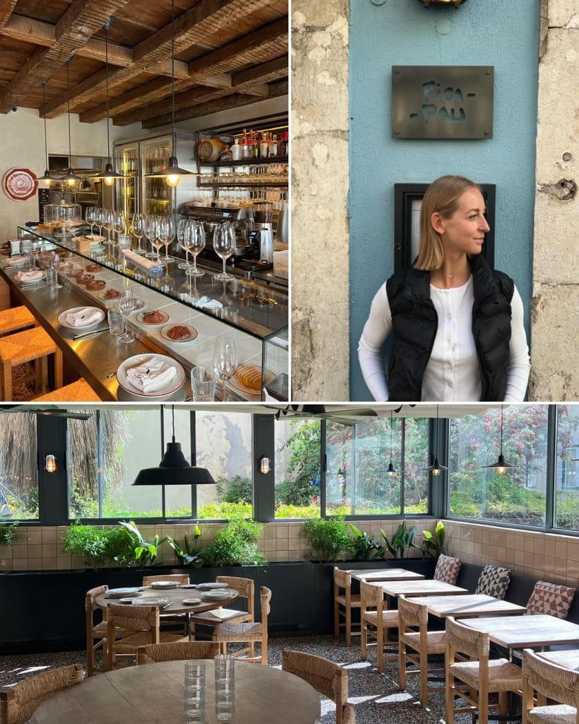 Urlop w Lizbonie – wnętrza restauracji