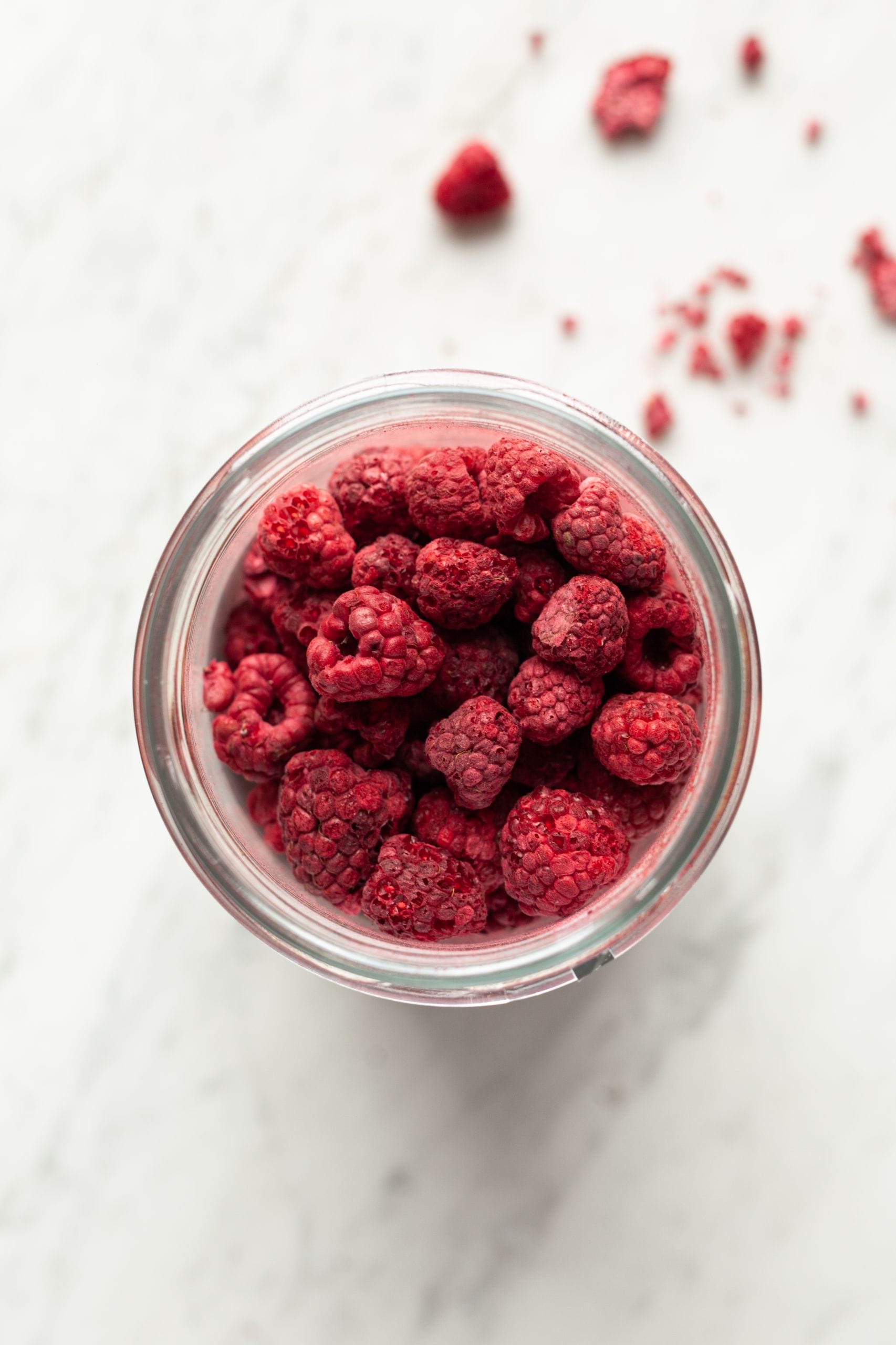 malina liofilizowan w słoiku malina ekologiczna