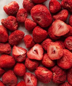 całe truskawki liofilizowane